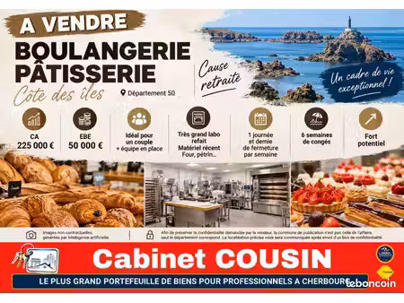fonds de commerce boulangerie barneville carteret