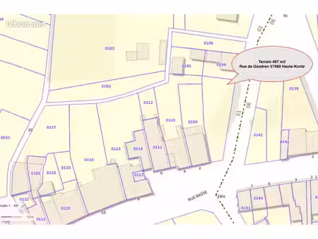 place à bâtir  terrain constructible