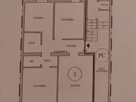 appartement 3 pièces 50m² pour investisseurs + parking