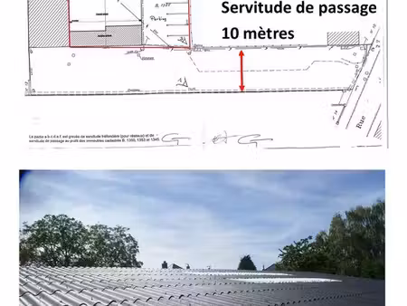 logement avec 3 appartements + hangar