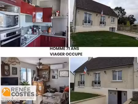 maison en viager 3 pièces 55 m²