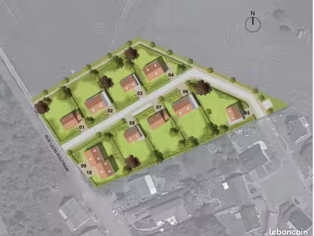 terrain 522 m² roucourt