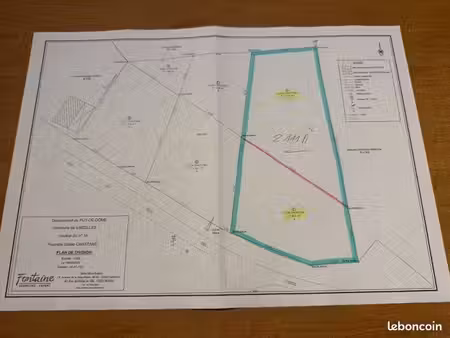 terrain 2111 m² vinzelles