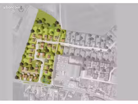 terrain 609 m² mons en pevele