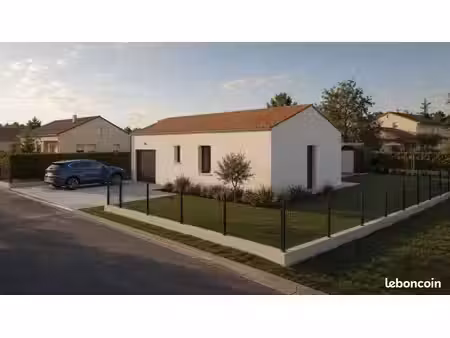 projet de construction d'une maison 49.47 m² avec terrain à riom (63)