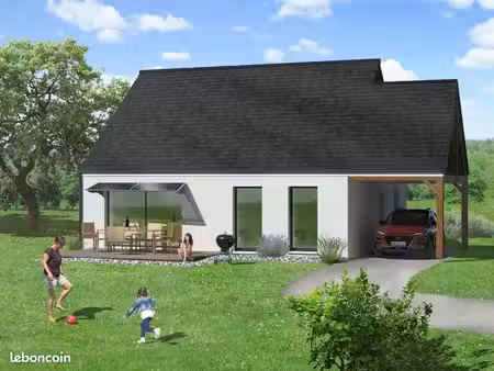 projet de construction d'une maison 89.33 m² avec terrain à châtel-guyon (63)
