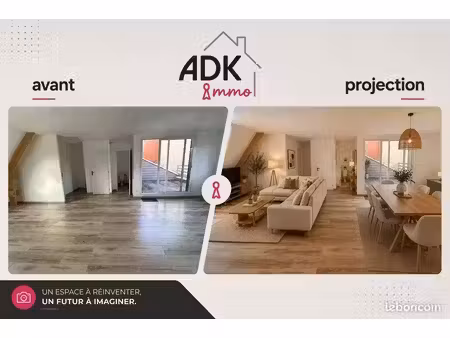 appartement 3 pièces 60 m²