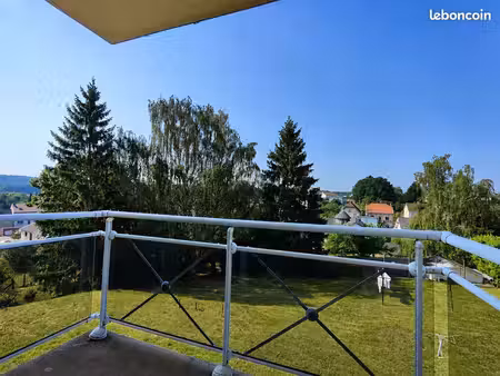 t3 lumineux avec balcon – 57 m² – quartier houvergarten à creutzwald – refait à neuf – dir