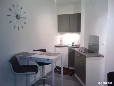 grand f1 meublé de 28 m²  proche fac des cézeaux et chu