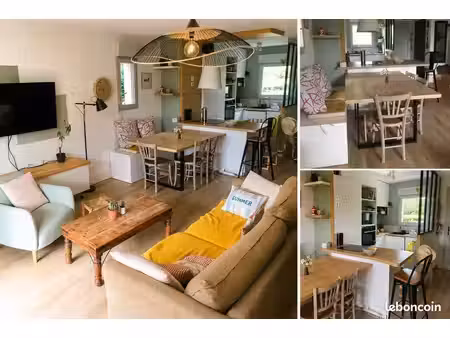 maison rénovée 76 m² – 3 chambres – jardin – séné bourg