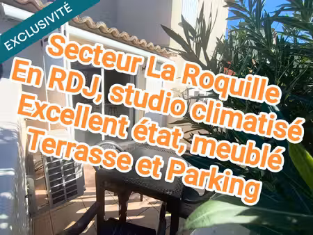 en rdj  studio climatisé excellent état - terrasse