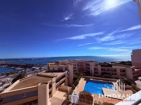 appartement t2 rénové avec vue mer et garage privatif