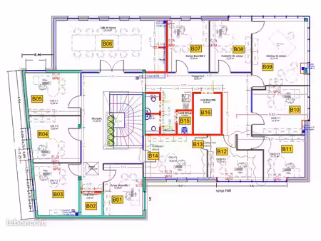 à louer à sarrebourg — bureaux meublés et climatisés de 261 m²  charges comprises
