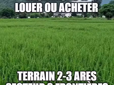 recherche petit terrain 2-3 ares