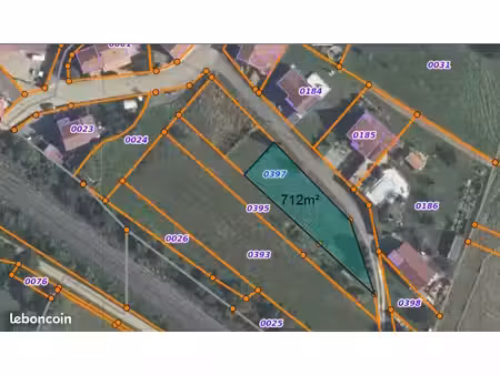 terrain 712m² retzwiller
