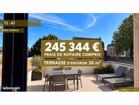 appartement 2 pièces 48 m²