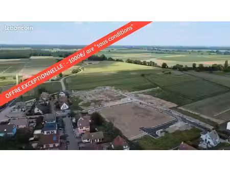 terrain 492 m² houssen