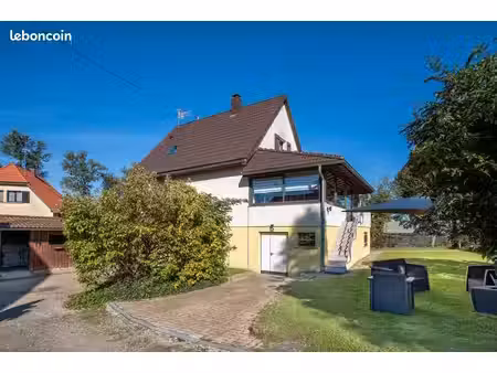 retzwiller – maison avec véranda de 26 m²  terrain 864 m² et sous-sol complet