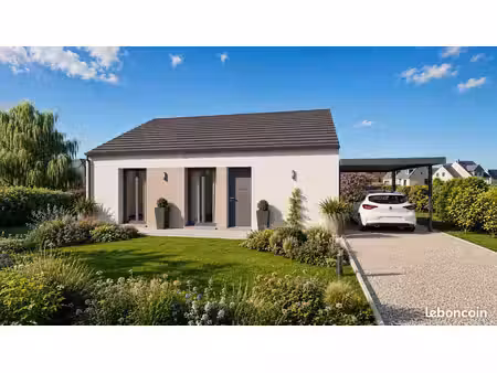 projet de construction d'une maison 75 m² avec terrain à laize (71)