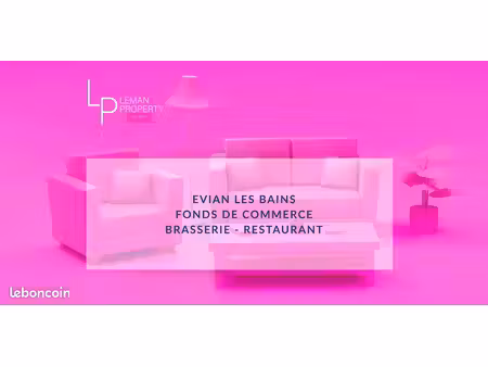 fonds de commerce 210 m² évian-les-bains