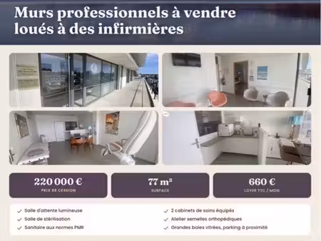 local commercial paramedical à vendre