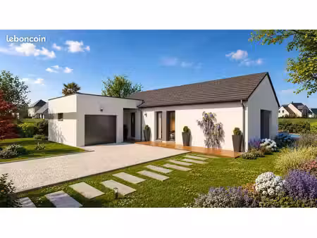 projet de construction d'une maison 90 m² avec terrain à paray-le-monial (71)