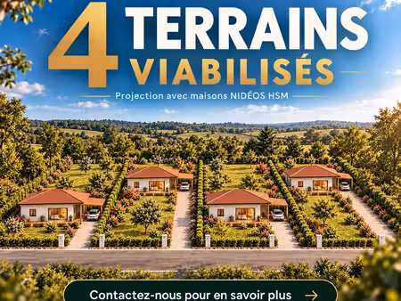 terrain 918 m² louey