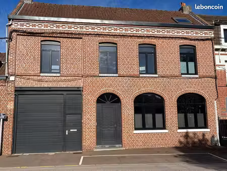 marcq-en-baroeul/brossolette - ancienne ferme rénovée + grand jardin