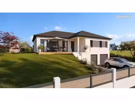 projet de construction d'une maison 105 m² avec terrain à montceau-les-mines (71)