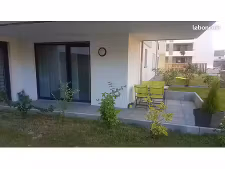 strasbourg neudorf — 2 pièces meublé avec terrasse  jardin et garage