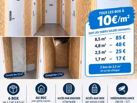 location box de stockage sécurisé – centre bagnères-de-bigorre