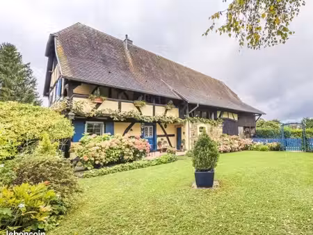 maison alsacienne à colombages rénovée – 180 m²  piscine  sundgau