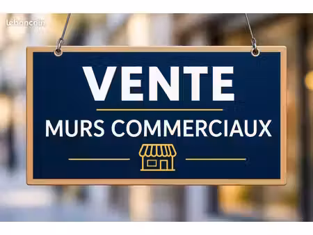 vente local commercial murs + fond