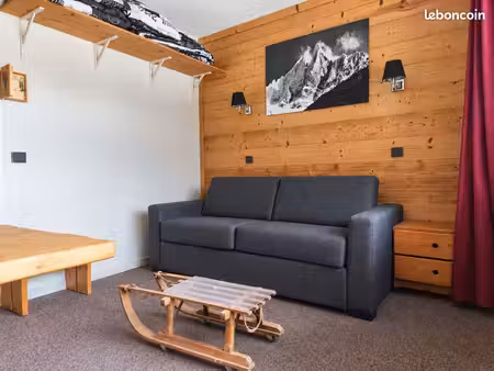 la plagne bellecote skis aux pieds