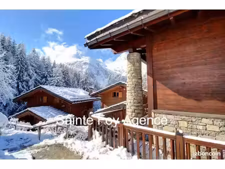 magnifique chalet individuel à la station de sainte foy
