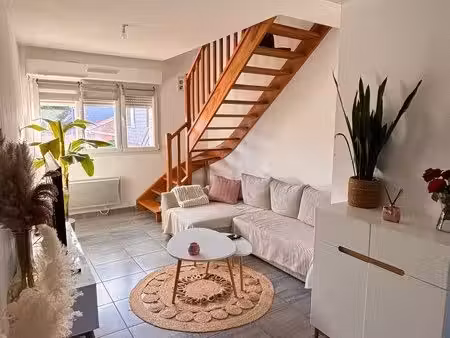 appartement duplex lumineux t3 avec parking – téteghem centre