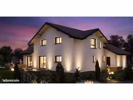 projet de construction d'une maison 130 m² avec terrain à la tour (74)