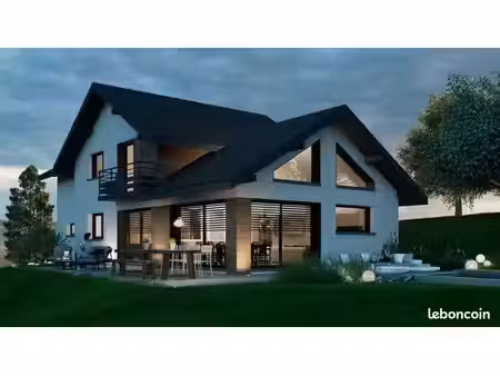 projet de construction d'une maison 143 m² avec terrain à naves-parmelan (74)