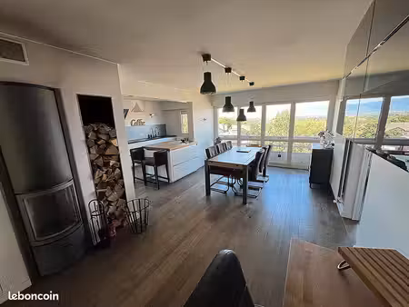 attique meublé 84 m² vue genève – bail mobilité