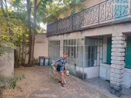 maison de ville sur 550m2 jardin. cour. garage et dependance. potentiel