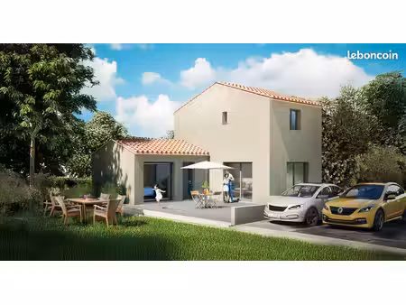 t4 en duplex  jardin et stationnements 