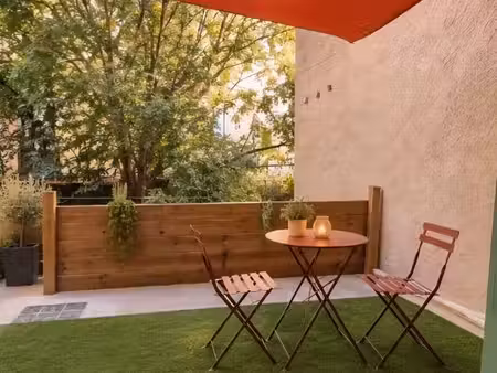 t1 lumineux 34 m² - grande terrasse au calme - proche porte castigneau