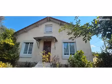 maison non mitoyenne - limoges ouest - 3 chambres - 1 bureau - garage de 50m²