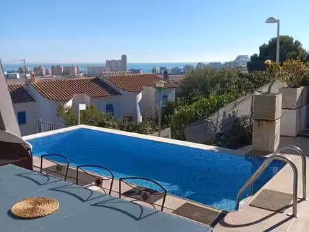villa vue mer à peñiscola en espagne