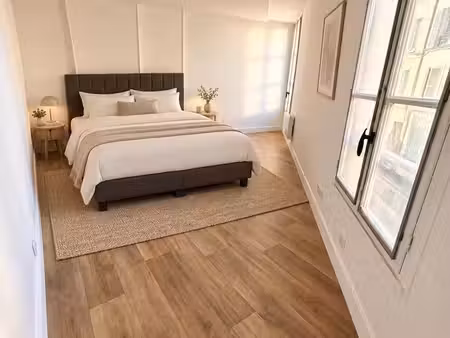 t2 meublé 30 m² – vue seine & collégiale – centre historique
