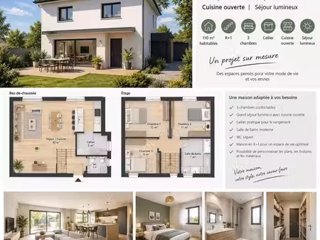 maison 4 pièces 95 m²