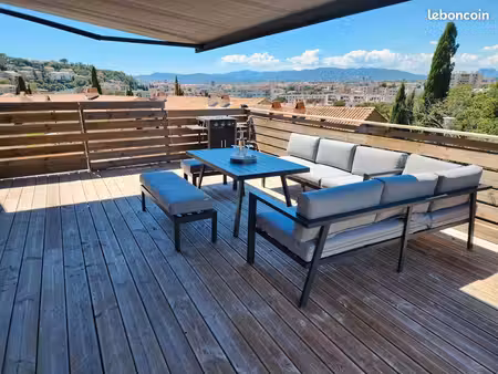 villa vue panoramique mer – 2 appartements autonomes + 2 garages + panneaux solaires