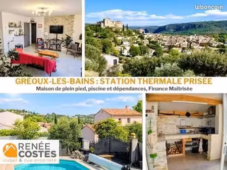 propriété en viager 3 pièces 90 m²
