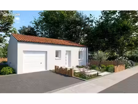maison 2 chambres sur un terrain de 405 m² à olonne-sur-mer
