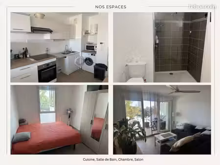 loue appartement t2 meublé   piscine  proche mer